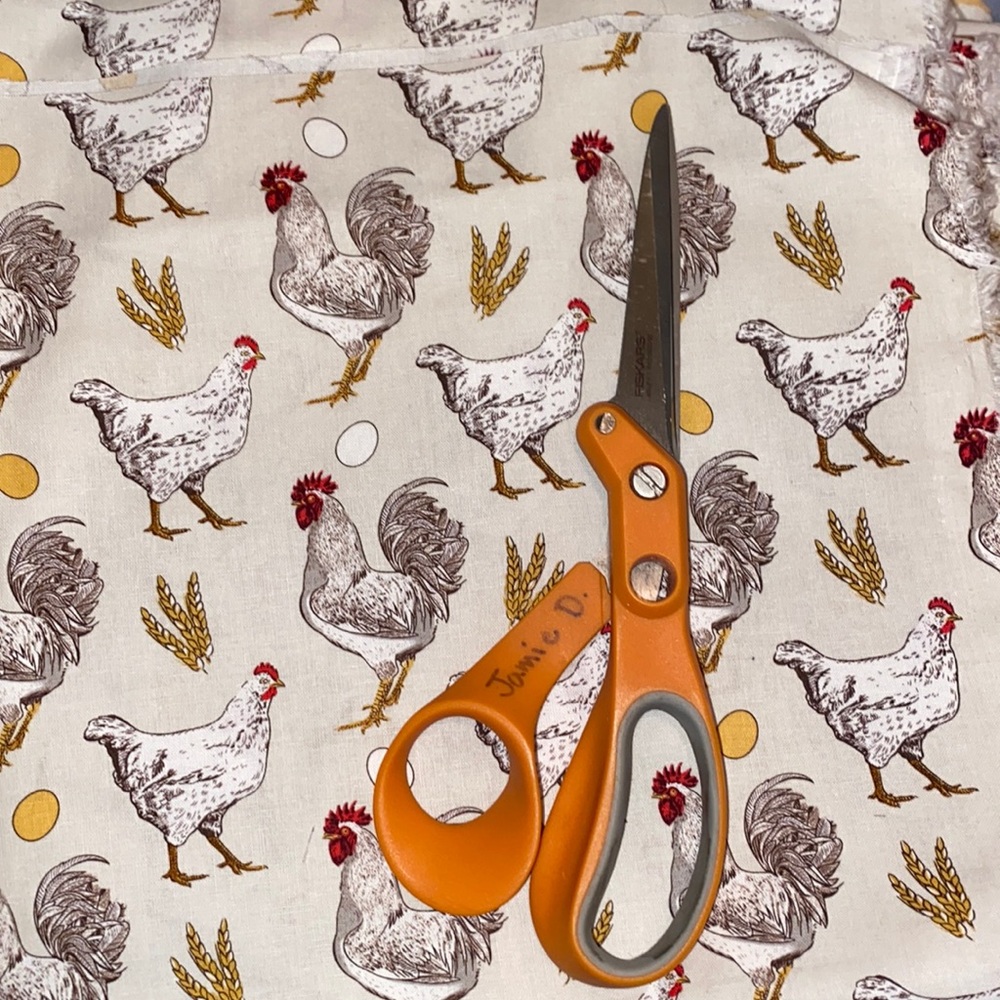 Apron, chickens